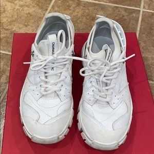 Calvin Klein 205W39nyc Leather Carla Sneakers